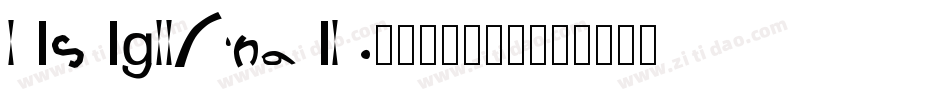 RAYAIRREGULAR Dingbats字体转换
